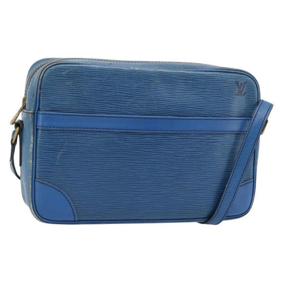 LOUIS VUITTON Epi Trocadero 27 Shoulder Bag Blue M52315 LV Auth 178883