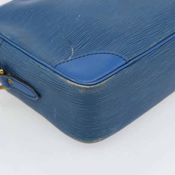 LOUIS VUITTON Epi Trocadero 27 Shoulder Bag Blue M52315 LV Auth 178883