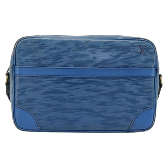 LOUIS VUITTON Epi Trocadero 27 Shoulder Bag Blue M52315 LV Auth 178883