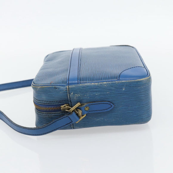 LOUIS VUITTON Epi Trocadero 27 Shoulder Bag Blue M52315 LV Auth 178883