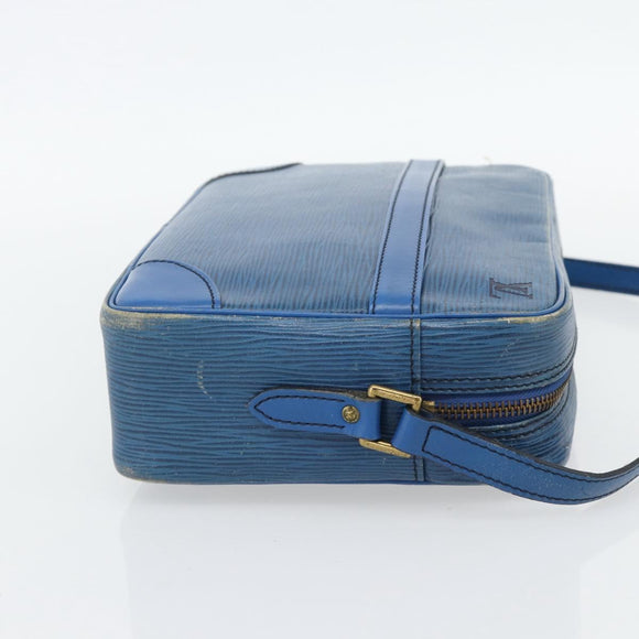 LOUIS VUITTON Epi Trocadero 27 Shoulder Bag Blue M52315 LV Auth 178883