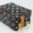 LOUIS VUITTON Monogram Multicolor Trousse Wapity Pouch Black M58034 Auth 178884-15