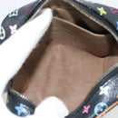 LOUIS VUITTON Monogram Multicolor Trousse Wapity Pouch Black M58034 Auth 178884-11