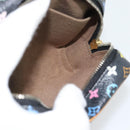 LOUIS VUITTON Monogram Multicolor Trousse Wapity Pouch Black M58034 Auth 178884-18