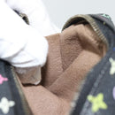 LOUIS VUITTON Monogram Multicolor Trousse Wapity Pouch Black M58034 Auth 178884-12