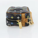 LOUIS VUITTON Monogram Multicolor Trousse Wapity Pouch Black M58034 Auth 178884-3