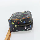 LOUIS VUITTON Monogram Multicolor Trousse Wapity Pouch Black M58034 Auth 178884-4