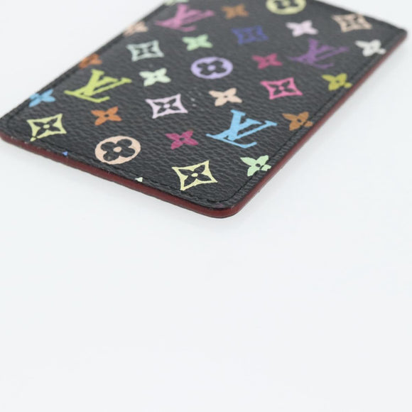 LOUIS VUITTON Monogram Multicolor Etui Miroir Mirror Black M92651 Auth 178885A