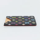 LOUIS VUITTON Monogram Multicolor Etui Miroir Mirror Black M92651 Auth 178885A-5