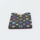 LOUIS VUITTON Monogram Multicolor Etui Miroir Mirror Black M92651 Auth 178885A-7
