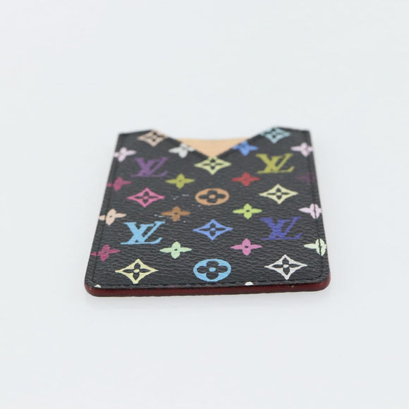 LOUIS VUITTON Monogram Multicolor Etui Miroir Mirror Black M92651 Auth 178885A
