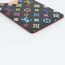 LOUIS VUITTON Monogram Multicolor Etui Miroir Mirror Black M92651 Auth 178885A-9