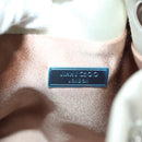 Jimmy Choo Bonbon Chain Shoulder Bag Satin 2way White Silver Auth 178886-12