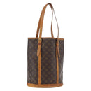 LOUIS VUITTON Monogram Bucket GM Shoulder Bag M42236 LV Auth 178888-1