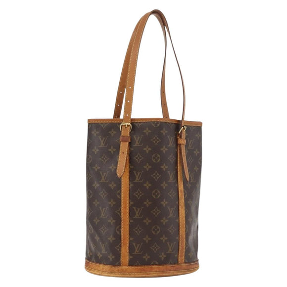 LOUIS VUITTON Monogram Bucket GM Shoulder Bag M42236 LV Auth 178888