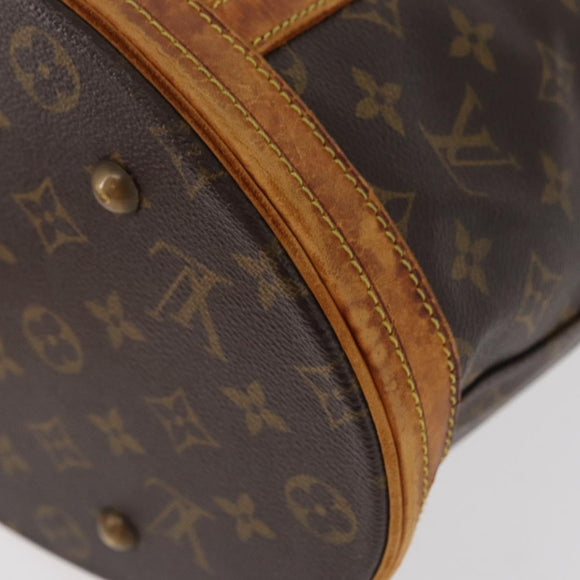 LOUIS VUITTON Monogram Bucket GM Shoulder Bag M42236 LV Auth 178888