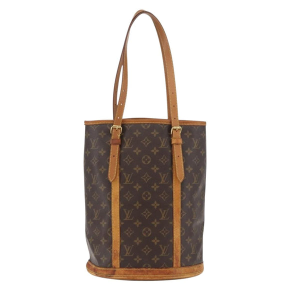 LOUIS VUITTON Monogram Bucket GM Shoulder Bag M42236 LV Auth 178888