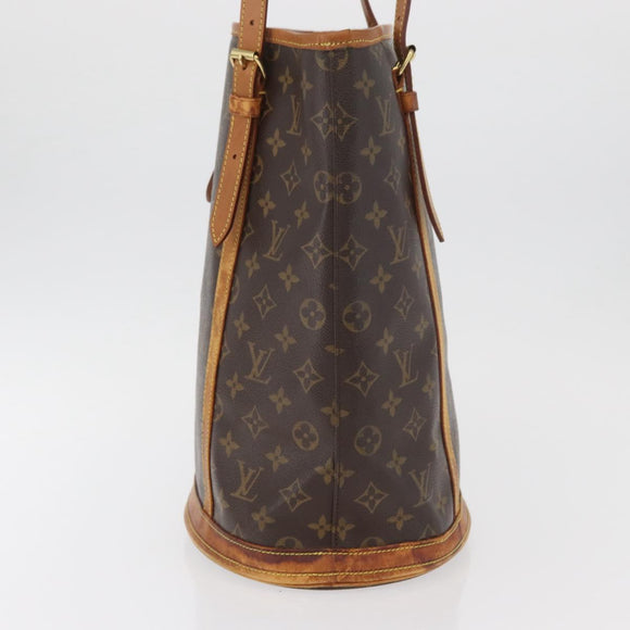 LOUIS VUITTON Monogram Bucket GM Shoulder Bag M42236 LV Auth 178888