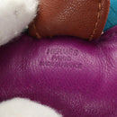HERMES Rodeo PM Charm Leather Purple Auth 178894M-11