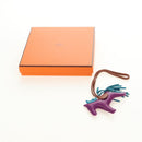 HERMES Rodeo PM Charm Leather Purple Auth 178894M-12