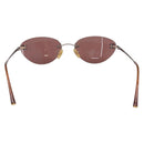CHANEL COCO Mark Sunglasses Metal Bronze CC Auth 178896A-3