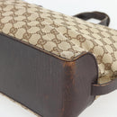 GUCCI GG Canvas Handtasche Beige Gold 106251 Auth 178897-15