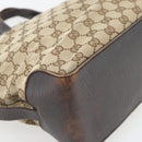 GUCCI GG Canvas Handtasche Beige Gold 106251 Auth 178897-16