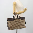 GUCCI GG Canvas Handtasche Beige Gold 106251 Auth 178897-21