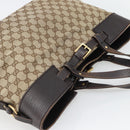 GUCCI GG Canvas Handtasche Beige Gold 106251 Auth 178897-6