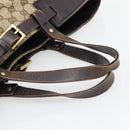 GUCCI GG Canvas Handtasche Beige Gold 106251 Auth 178897-7