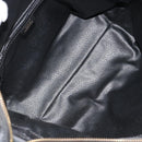 CELINE Shoulder Bag Leather Black Gold Auth 178898A-11