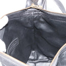 CELINE Shoulder Bag Leather Black Gold Auth 178898A-18