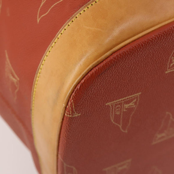 LOUIS VUITTON LV Cup Suck Marine Bag PVC Leather Aboganie M80022 LV Auth 178901