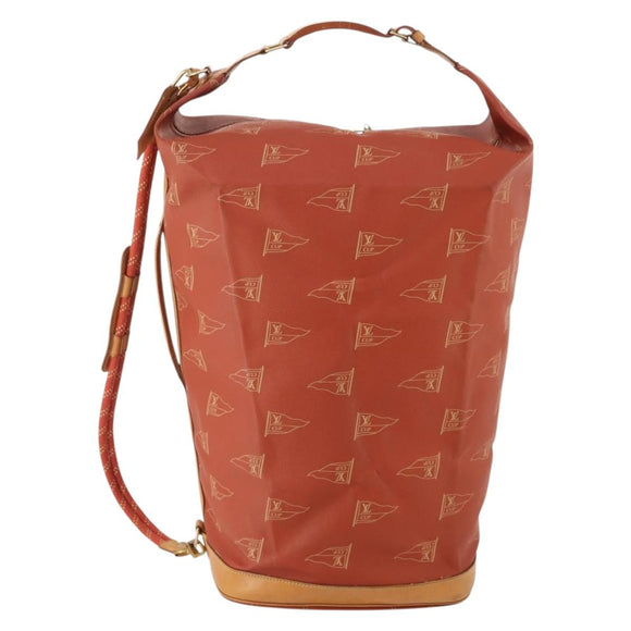 LOUIS VUITTON LV Cup Suck Marine Bag PVC Leather Aboganie M80022 LV Auth 178901