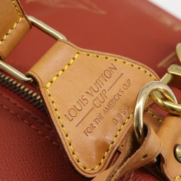 LOUIS VUITTON LV Cup Suck Marine Bag PVC Leather Aboganie M80022 LV Auth 178901