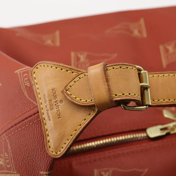 LOUIS VUITTON LV Cup Suck Marine Bag PVC Leather Aboganie M80022 LV Auth 178901