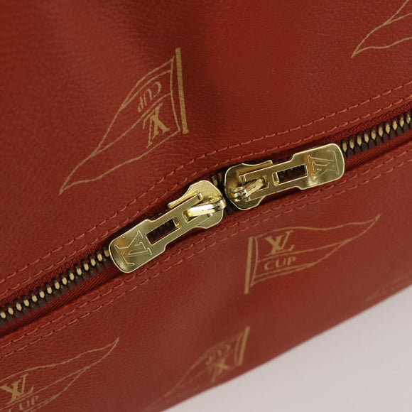 LOUIS VUITTON LV Cup Suck Marine Bag PVC Leather Aboganie M80022 LV Auth 178901