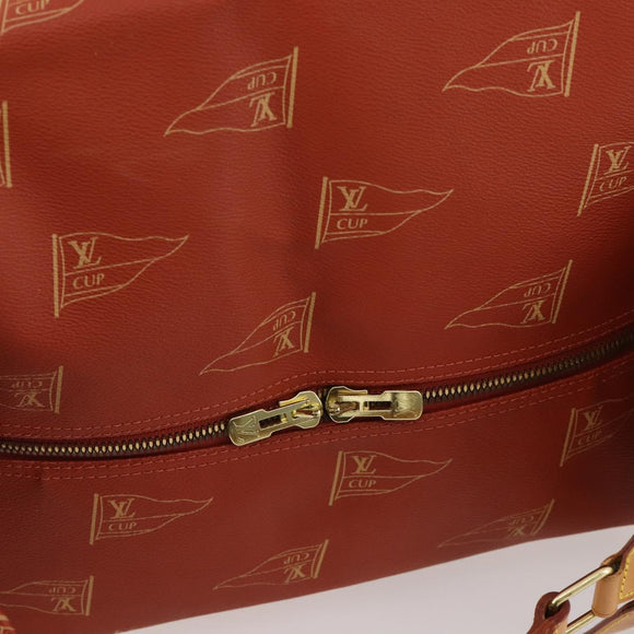 LOUIS VUITTON LV Cup Suck Marine Bag PVC Leather Aboganie M80022 LV Auth 178901
