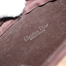 Christian Dior Trotter Canvas Shoulder Bag Beige Gold Auth 178904-10
