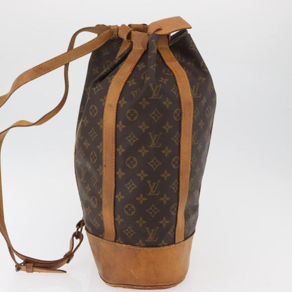 LOUIS VUITTON Monogram Randonnee GM Shoulder Bag M42244 LV Auth 178906