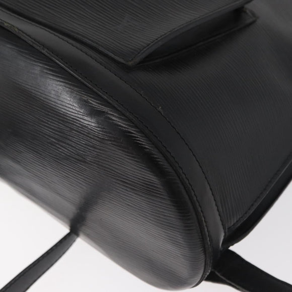 LOUIS VUITTON Epi Gobelins Backpack Black M52292 LV Auth 178907