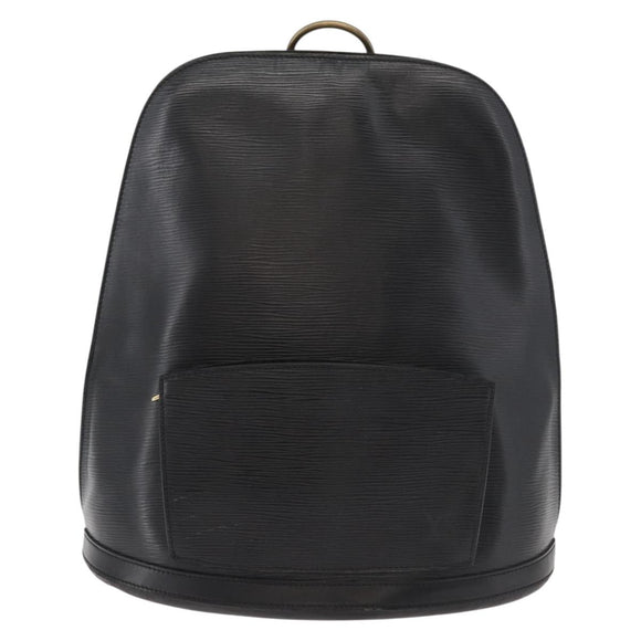 LOUIS VUITTON Epi Gobelins Backpack Black M52292 LV Auth 178907