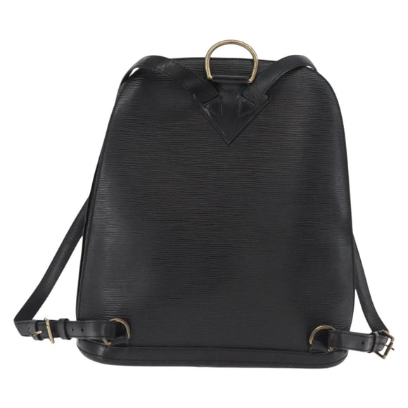 LOUIS VUITTON Epi Gobelins Backpack Black M52292 LV Auth 178907