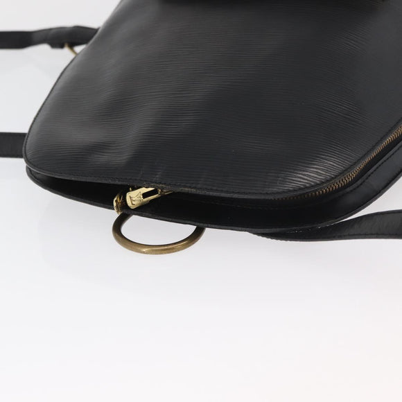 LOUIS VUITTON Epi Gobelins Backpack Black M52292 LV Auth 178907