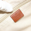 GUCCI GG Canvas Shoulder Bag Nylon Beige Gold 181092 Auth 178909-18