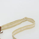 GUCCI GG Canvas Shoulder Bag Nylon Beige Gold 181092 Auth 178909-8