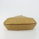 GUCCI GG Canvas Shoulder Bag Nylon Beige Gold 181092 Auth 178909-9