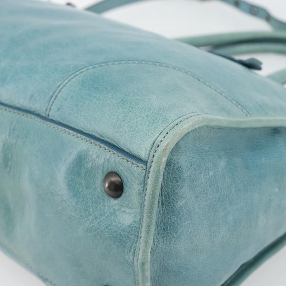 Miu Miu Hand Bag Leather 2way Green Auth 178911SAM