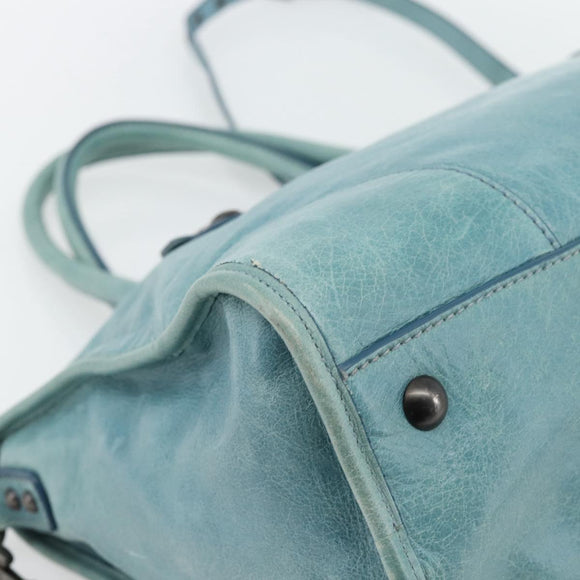 Miu Miu Hand Bag Leather 2way Green Auth 178911SAM