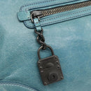 Miu Miu Hand Bag Leather 2way Green Auth 178911SAM-16